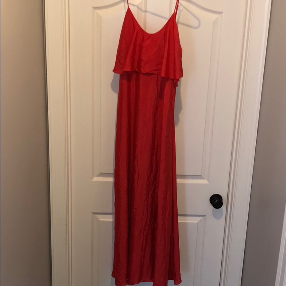 NWOT Maxi dress with low back